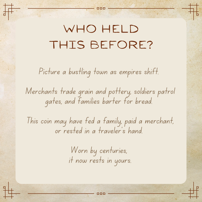 Arab-Byzantine Fals • Arab-Byzantine • Bronze Coin • 650-750 AD