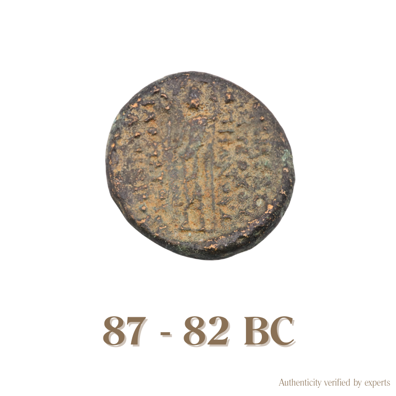 Antiochos XI Dionysos • Seleukid Kingdom • Bronze Coin • 87-83 BC