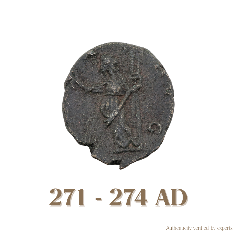 Tetricus I Antoninianus • Roman Empire • Bronze Coin • 271–274 AD