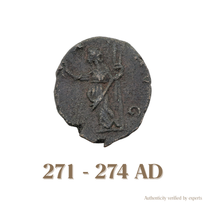 Tetricus I Antoninianus • Roman Empire • Bronze Coin • 271–274 AD